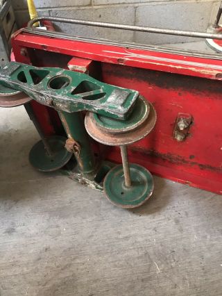 Antique Kiddy’s Delight Hodges Hand Crank Rail Car Rail Road Collectibles 6