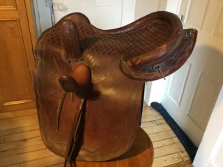 Exsquisite Antique Side Saddle,  Provenance Tooling