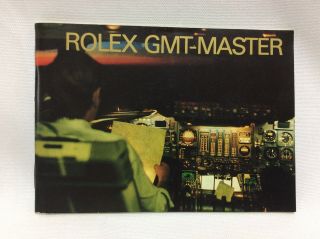 Rolex Gmt Master Vintage Booklet 1991 In French,