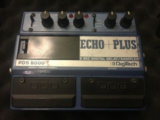 Vintage Digitech Pds - 8000 Echo,  Plus 8 Second Digital Delay