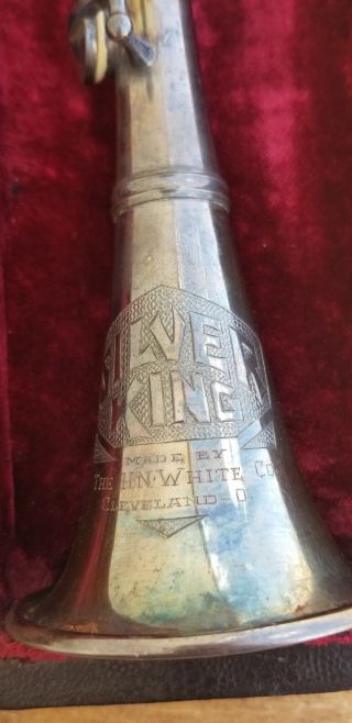 Vintage H.  N.  White Silver King Clarinet