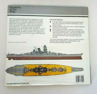 Anatomy of the Ship YAMATO Japanese Battleship (1988) Janusz Skulski HC Book 2