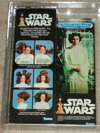 Vintage Star Wars 1979 Kenner AFA 75 Princess Leia Organa 12 inch doll MIB Boxed 2