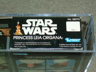 Vintage Star Wars 1979 Kenner AFA 75 Princess Leia Organa 12 inch doll MIB Boxed 6