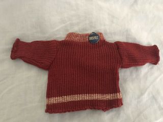 Antique Steiff Sweater With 1907 Roosevelt Tin Badge