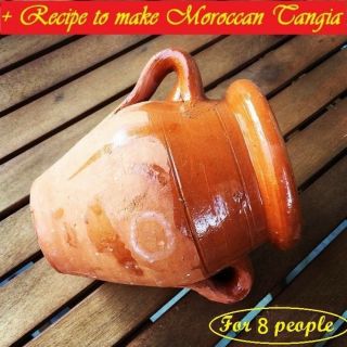 Moroccan Traditional Cooking,  Tangia Marrakchia For 8 People,  100 Handmade