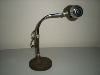 Pristine Vintage Authentic Art Deco Desk Lamp / Banker / Piano Adjustable Light 4