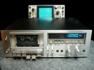 Vintage Pioneer Ct - F750 Auto - Reversing Stereo Cassette Deck & Serviced