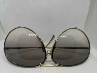 Vintage Porsche Design Carrera Sunglasses 5621 Silver/gold - Large