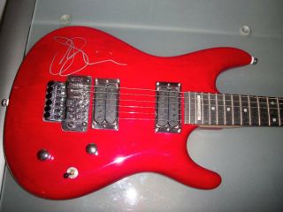 Joe Satriani Rare Authentic Signed Signature Ibanez Guitar Chickenfoot Photo