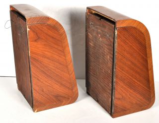 Vtg Pair Wood Cabinets ONLY Western Electric 755A KS12046 Loudspeaker 3