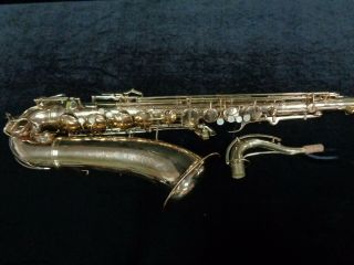 Vintage C.  G.  Conn 10m Tenor Sax With Rolled Tone Holes 271070 - Needs Overhaul