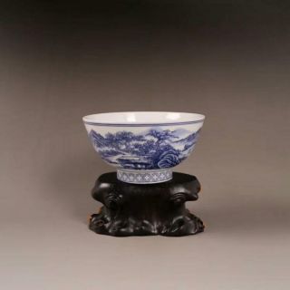 Chinese Old Porcelain Bowls With Blue And White Porcelain Bowl