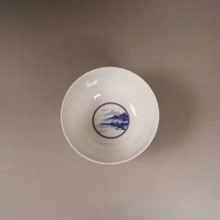 Chinese old porcelain bowls with blue and white porcelain bowl 2