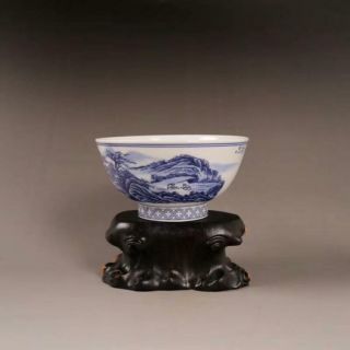 Chinese old porcelain bowls with blue and white porcelain bowl 5