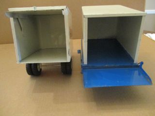 Rare ERTL loadstar van lines truck with trailer and furniture, 11