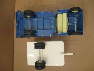 Rare ERTL loadstar van lines truck with trailer and furniture, 12