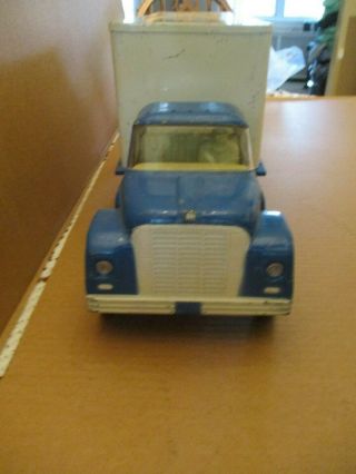 Rare ERTL loadstar van lines truck with trailer and furniture, 5