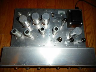 Vintage H.  H.  Scott Type 130 Stereomaster Stereo Tube Pre Amplifier Powers Up 3