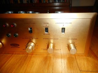 Vintage H.  H.  Scott Type 130 Stereomaster Stereo Tube Pre Amplifier Powers Up 9