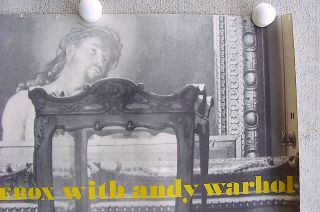 ANDY WARHOL ' Raid the Icebox ' Exhibition RISD 1970 Vintage Poster VERY RARE 3