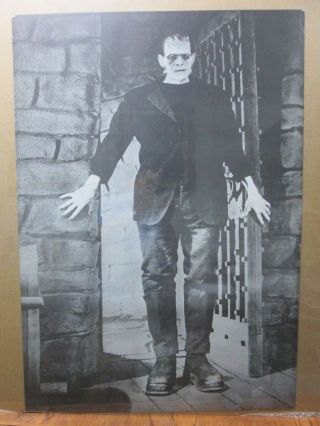 Monster Frankenstein Vintage Black And White Large 1969 Vintage Poster Nv 2714
