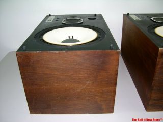 Vintage James B Lansing JBL L100 L - 100 Audiophile Speakers Loudspeakers Monitors 11