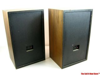 Vintage James B Lansing JBL L100 L - 100 Audiophile Speakers Loudspeakers Monitors 7