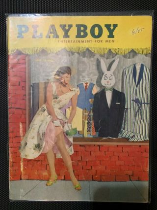 ORIGINAL/VINTAGE,  1955 PLAYBOY MAGZINES HAS ELEVEN MONTH SET 4