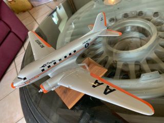 Vintage 1/72 American Airlines Flagship Dc - 3 By Atlantic Models Miami,  Fl,  Usa