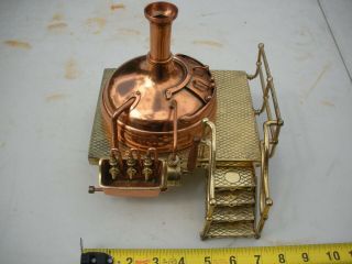 Vintage Brewhouse Salesmans Sample Brass And Copper Beer Vat Check It Out