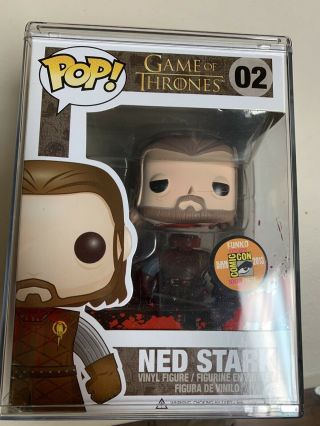 Funko Pop Headless Ned Stark Sdcc Game Of Thrones Limited Rare Pop Stack