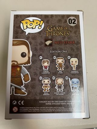 FUNKO POP HEADLESS NED STARK SDCC GAME OF THRONES LIMITED RARE POP STACK 2
