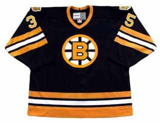 ANDY MOOG Boston Bruins 1990 CCM Vintage Throwback Away NHL Hockey Jersey 2