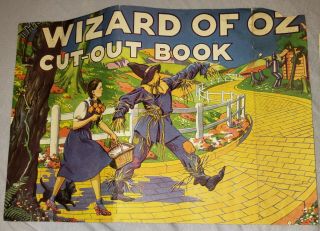 VTG 1940 The Wizard of Oz UK Judy Garland Cut Out Paper Doll Toy MGM Film Promo 4
