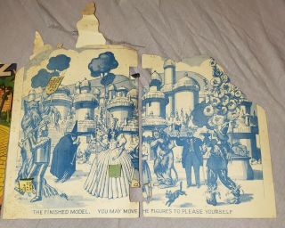 VTG 1940 The Wizard of Oz UK Judy Garland Cut Out Paper Doll Toy MGM Film Promo 5