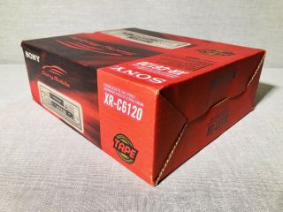 Vintage Sony XR - C6120 In - Dash Cassette Stereo.  (Open Box) 2