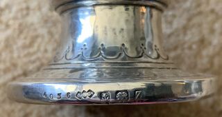 RARE LIBERTY & CO ARTS & CRAFTS SOLID SILVER VASE - BIRMINGHAM 1924 - 7