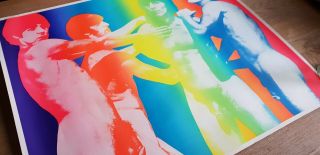 The Beatles NAKED DANISH POSTER,  1968 BANNED Rosenquist WARHOL ULTRA RARE 3