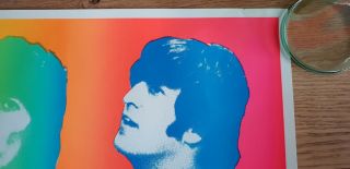 The Beatles NAKED DANISH POSTER,  1968 BANNED Rosenquist WARHOL ULTRA RARE 7