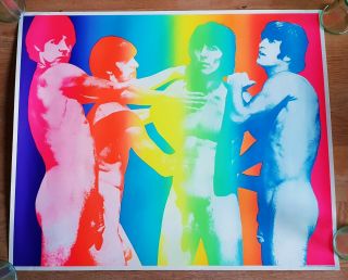 The Beatles NAKED DANISH POSTER,  1968 BANNED Rosenquist WARHOL ULTRA RARE 8