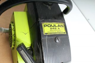 vintage poulan 245 a chainsaw with 21 