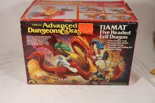 Rare Advanced Dungeons Dragons Tiamat Five Headed Evil Dragon Mib Action Figure