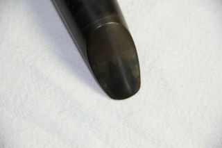 Vintage Meliphone Steel - Ebonite Clarinet Mouthpiece,  Paris,  stamped ' Bte SGDG ' 10