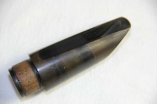 Vintage Meliphone Steel - Ebonite Clarinet Mouthpiece,  Paris,  stamped ' Bte SGDG ' 8