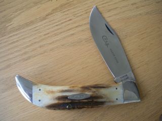 Vintage 1976 Case Xx Stag Razor Edge Clasp Knife 5172