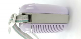 RARE Vintage Sharp QT - 50 (L) Lavender Stereo AM/FM Cassette Recorder Radio Strap 8