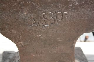 Antique Lakeside Blacksmith Anvil,  80 Pounds, 3