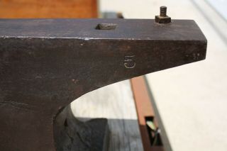 Antique Lakeside Blacksmith Anvil,  80 Pounds, 5