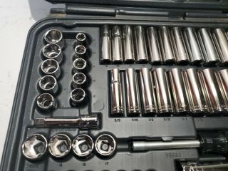 Vintage Craftsman 144pc Mechanics Tool Set 33644 Made In USA 5